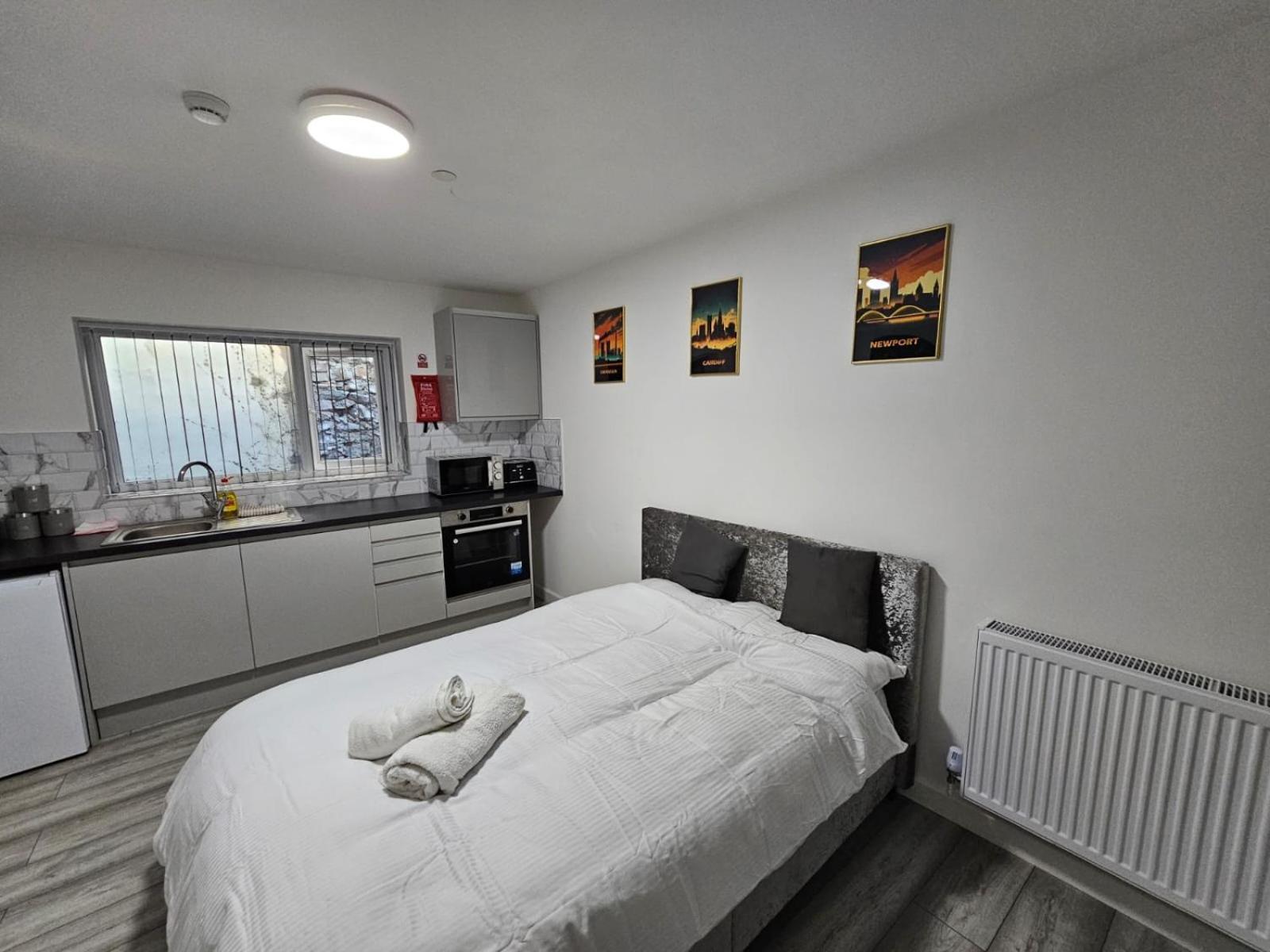 Cosy Cardiff Apartments - Garden Lounge Bagian luar foto