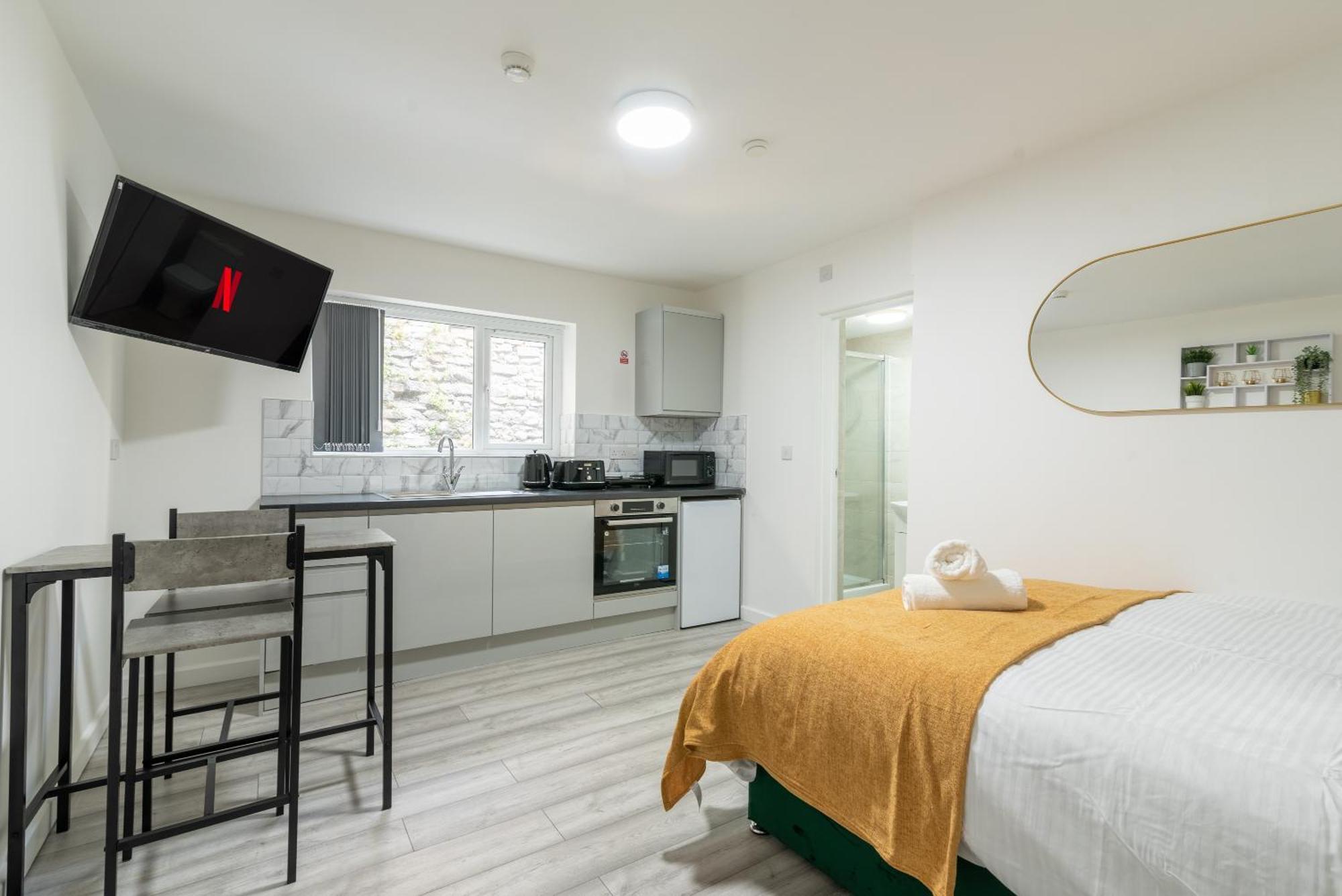 Cosy Cardiff Apartments - Garden Lounge Bagian luar foto